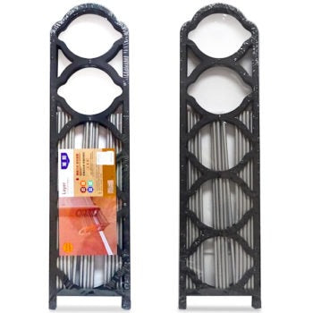 4 Layer Multipurpose Metal Shelf Rack 🗄️ | Space Saving Storage Organizer for Kitchen, Living & Study Room (C)