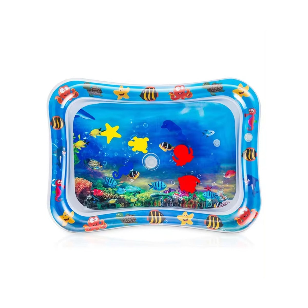 Inflatable Baby Play Mat Water Play Mat For Kids Leakproof Baby Tummy Time Pool Type Mat (C)