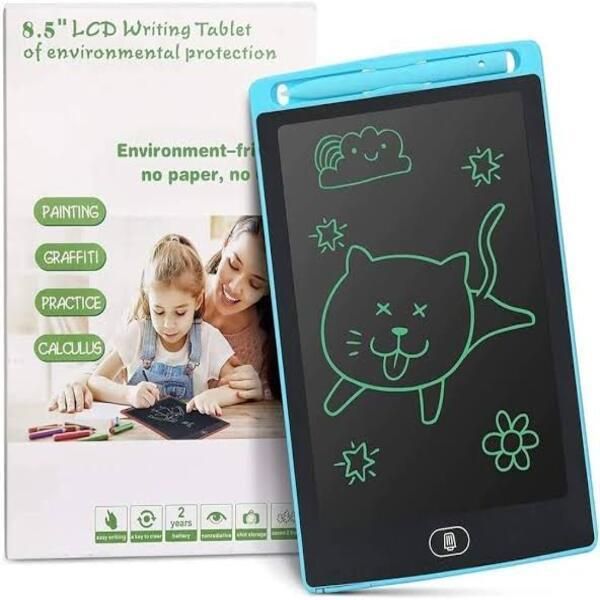 8.5 Inch LCD Writing Tablet For Kids Portable Erasable Drawing Board Smooth Screen Educational Fun Creative Too (C)l