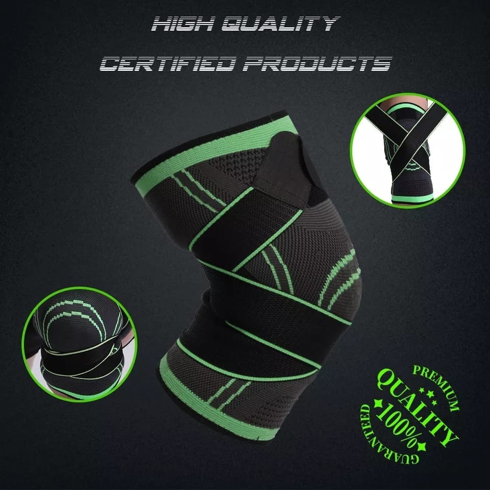 1 Pc Knee Support Patela Belt Elastic Bandage Tape Sport Strap Straps Knew Pad Protector Band For Knee Brace (random color)