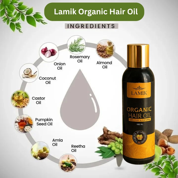 Lamik Organic Hair Growth Oil – 150ml