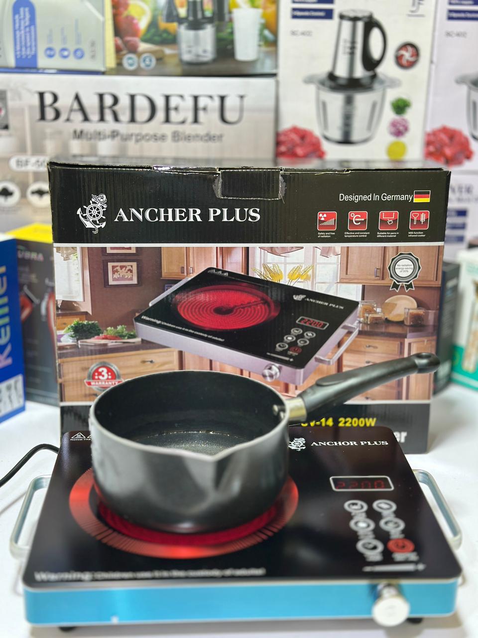 Ancher Plus 2200 Watt Hotplate – High-Power Electric Cooking Solution (C)