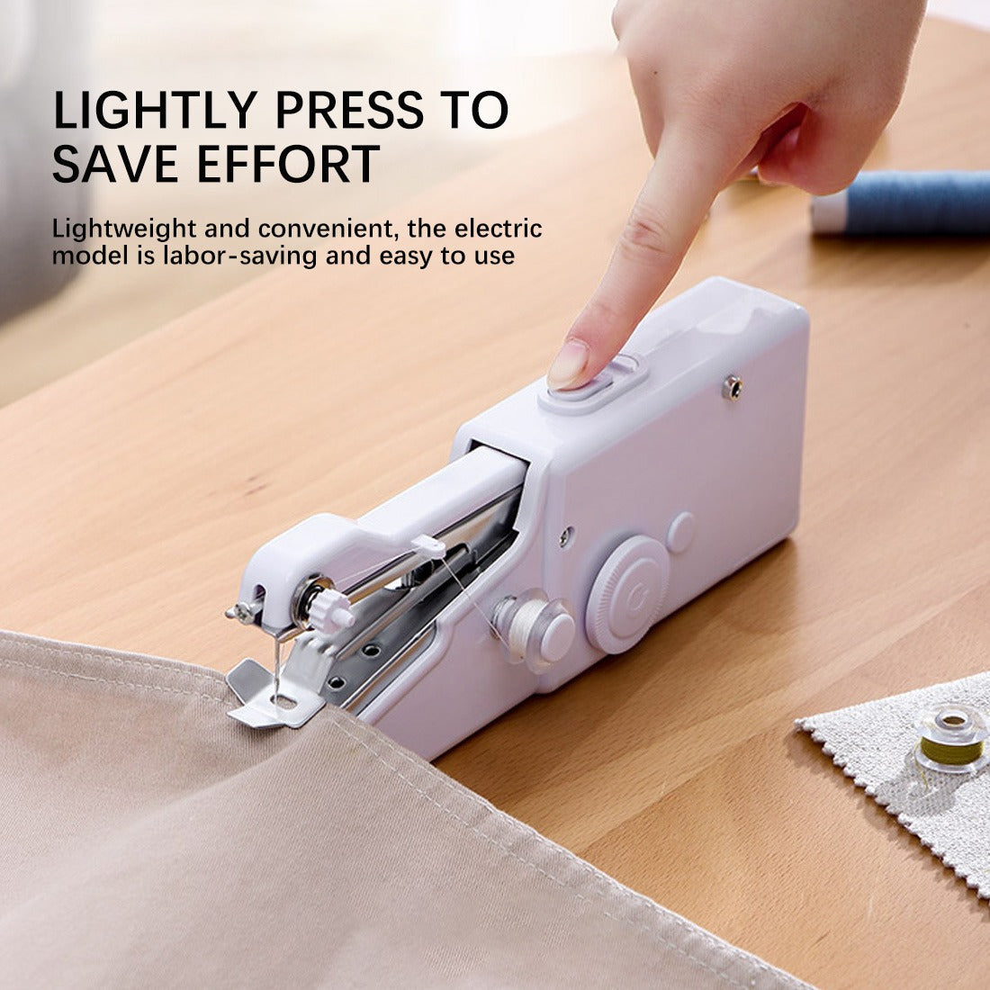 Handy Stitch Portable Cordless Sewing Machine Quick Repairs On All Fabrics Best Quality (C)