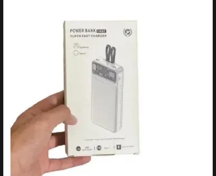 66W Fast Charging 20,000mAh Power Bank with Built-in Cables (C)