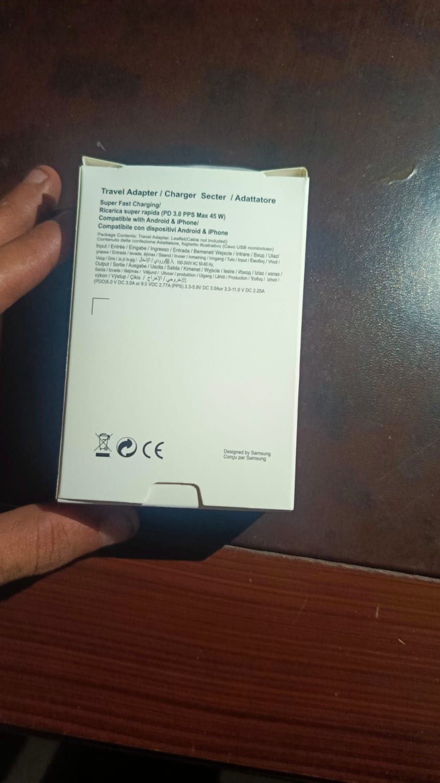 Samsung 45W Super Fast Charging Adapter (EP-TA845) – Type-C Power Adapter (C)