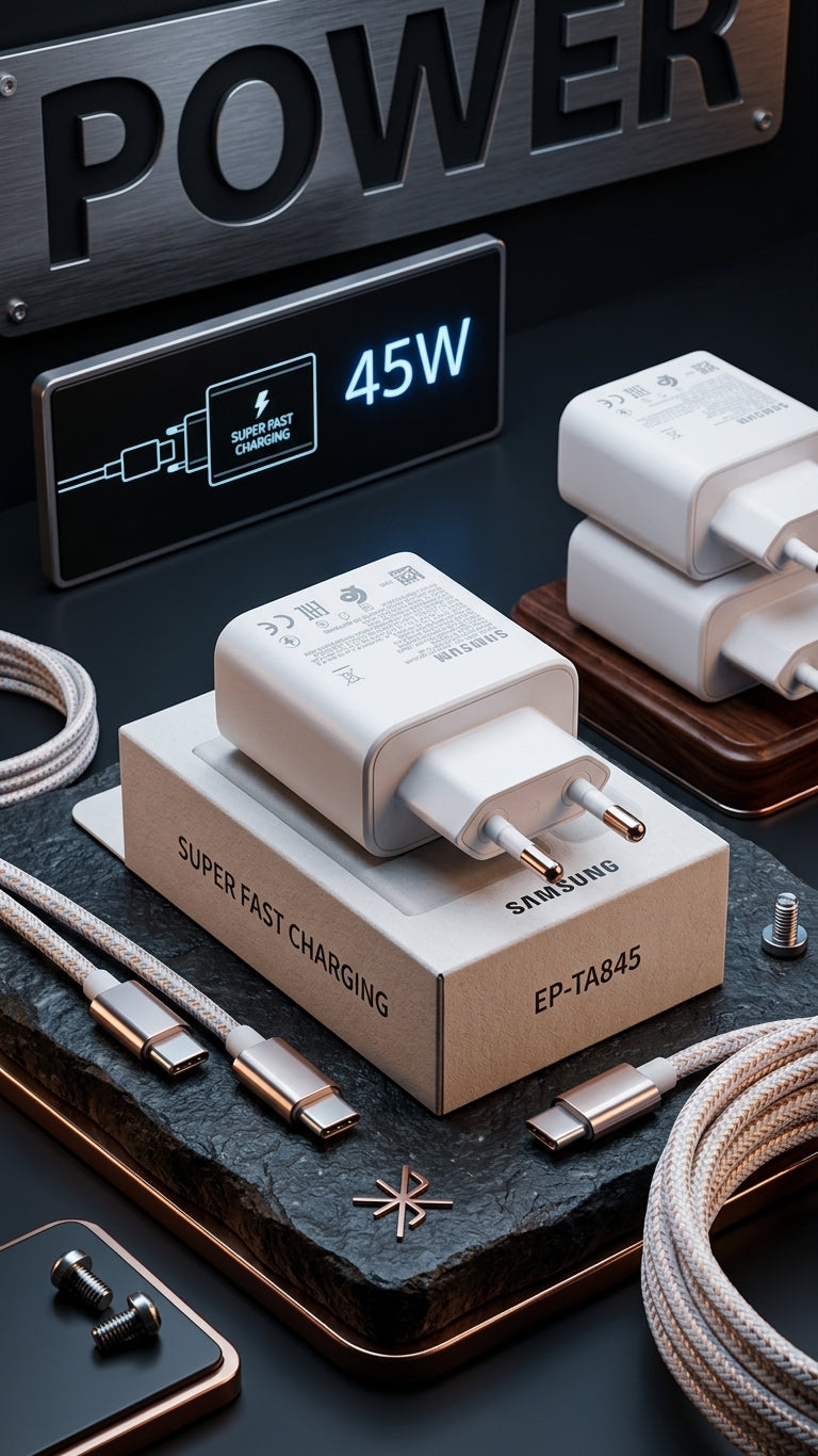 Samsung 45W Super Fast Charging Adapter (EP-TA845) – Type-C Power Adapter (C)