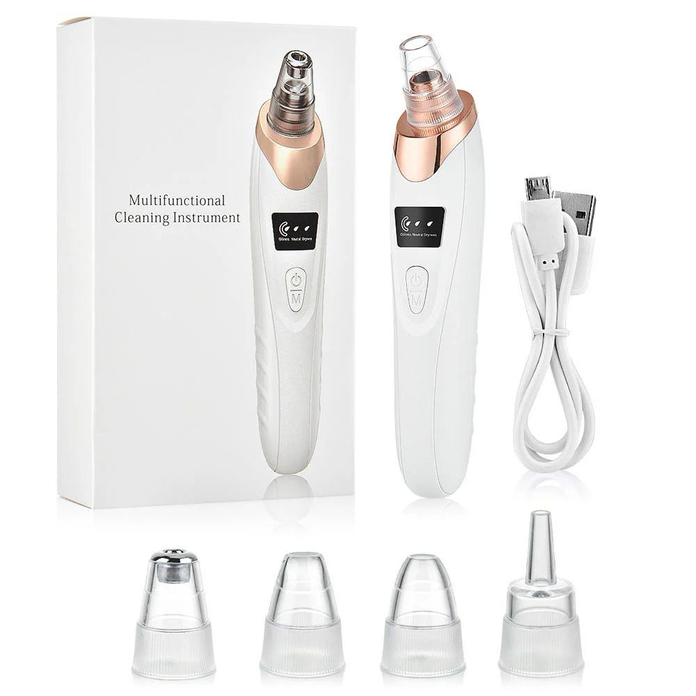 5 In 1 Blackhead Remover Machine Rechargeable Pore Cleaner - Skincare Device Designed For Pore Cleansing And Daily Beauty Routine (C)