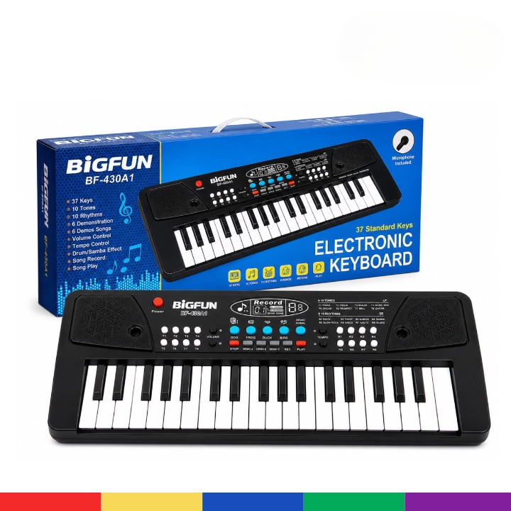 Bigfun 37-Key Electronic Keyboard Piano (C)