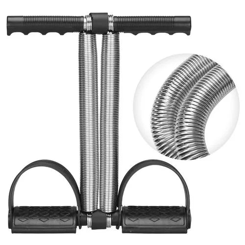 Tummy Trimmer Double Spring High Quality Resistance Trainer for Home Gym (C)