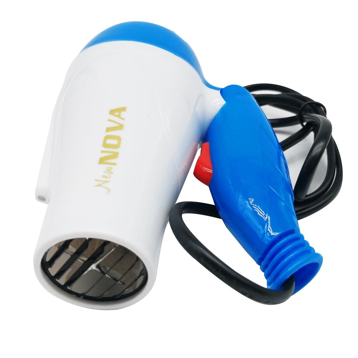 Nova Foldable Hair Dryer NV 1290 - Grooming Accessory Designed For Hair Drying And Daily Styling Routine (Random Color) (C)